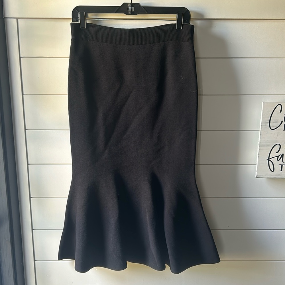 Black Pencil Sweater Skirt